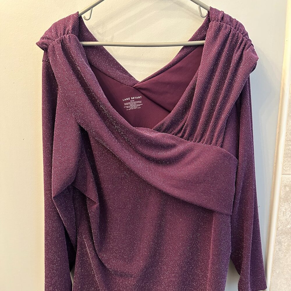 Layne Bryant off sholder festive top